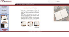 Desktop Screenshot of datamaxpromo.com